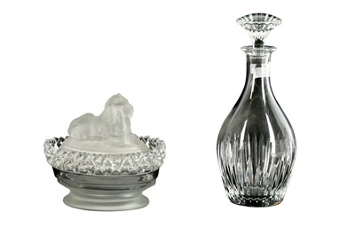 Lot 105 - A BACCARAT CRYSTAL DECANTER