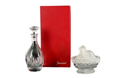 Lot 105 - A BACCARAT CRYSTAL DECANTER