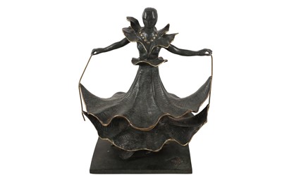 Lot 476 - M. TURNER, A LIMITED EDITION BRONZE FIGURE OF A DANCER INSPIRED BY SALVADOR DALI