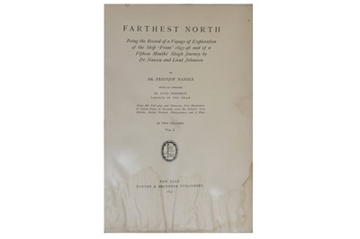 Lot 1652 - Polar exploration.- Nansen (Fridtjof) Farthest North, 1897