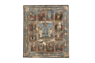 Lot 380 - A RUSSIAN ICON, LATE 19TH/EARLY 20TH CENTURY