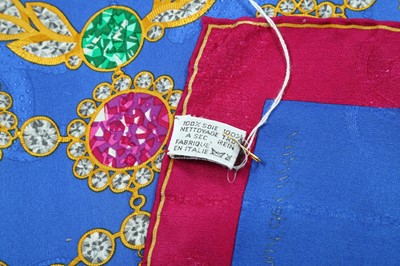 Lot 102 - Must de Cartier Jewelled Silk Scarf