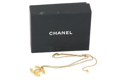 Lot 321 - Chanel CC Logo Pendant Necklace