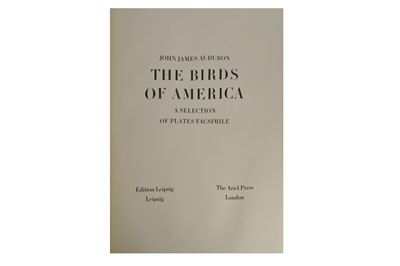 Lot 1575 - Audubon (John James): Birds of America. Ariel Press 1972-3