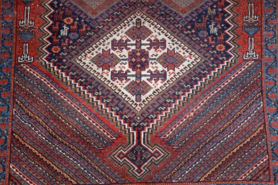 Lot 18 - AN AFSHAR RUG, SOUTH-WEST PERSIA