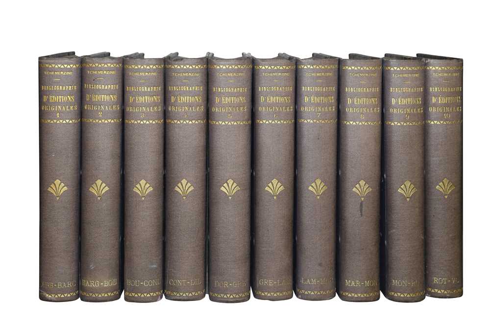 Lot 1502 - Bibliography. FVrench Literature.