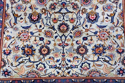 Lot 10 - A FINE KASHAN RUG,  CENTRAL PERSIA