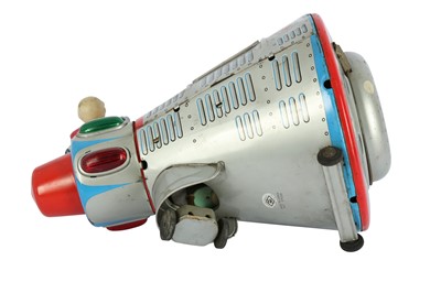 Lot 147 - A CAPSULE 7 TIN PLATE SPACE CAPSULE BY MASUDAYA, CIRCA 1965