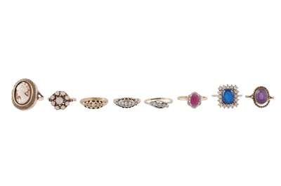 Lot 639 - A COLLECTION OF RINGS