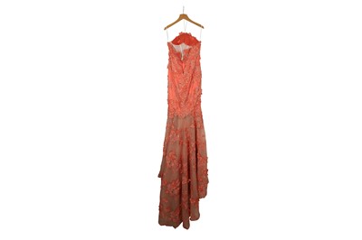 Lot 678 - Two Ashley Isham Embellished Gowns
