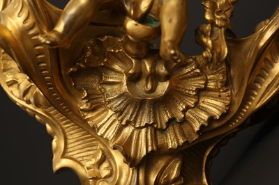 Lot 96 - FERDINAND BARBEDIENNE: A FINE LATE 19TH CENTURY GILT BRONZE BRACKET