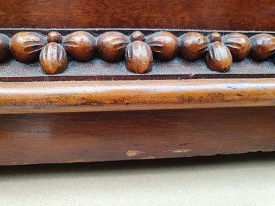 Lot 15 - A LARGE MID VICTORIAN FIGURED MAHOGANY AND BIRDS EYE MAPLE CELLARETTE