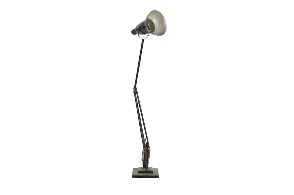 Lot 225 - LIGHTING: A BLACK ANGLEPOISE LAMP