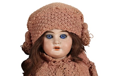 Lot 163 - DOLLS: A SIMON AND HALBIG BISQUE HEAD DOLL