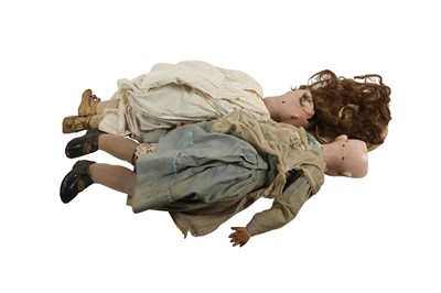 Lot 164 - DOLLS: AN ARMAND MARSEILLE 390 BISQUE HEADED DOLL, EARLY 20TH CENTURY