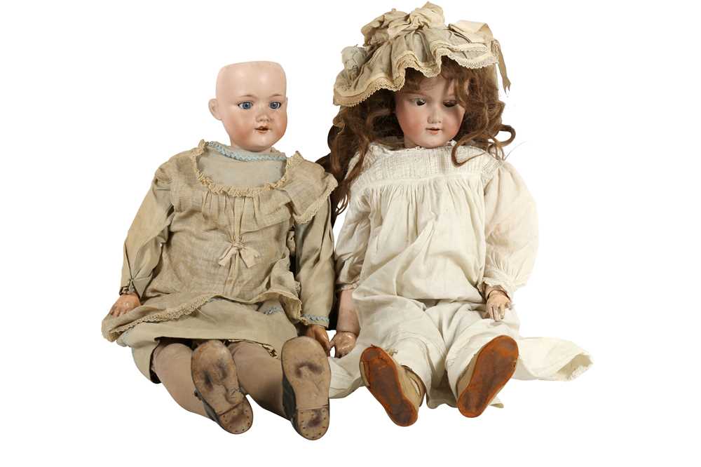 Lot 164 - DOLLS: AN ARMAND MARSEILLE 390 BISQUE HEADED DOLL, EARLY 20TH CENTURY