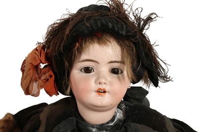 Lot 170 - DOLLS: A SIMON AND HALBIG BISQUE HEAD DOLL