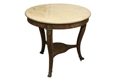 Lot 31 - A FRENCH EMPIRE STYLE GUERIDON TABLE, 19TH CENTURY