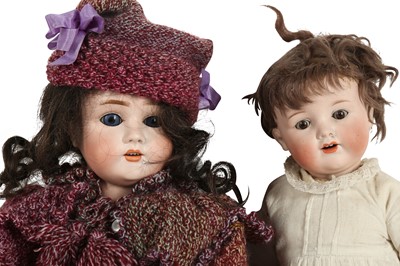 Lot 174 - DOLLS: AN ARMAND MARSEILLE BISQUE HEAD DOLL, EARLY 20TH CENTURY