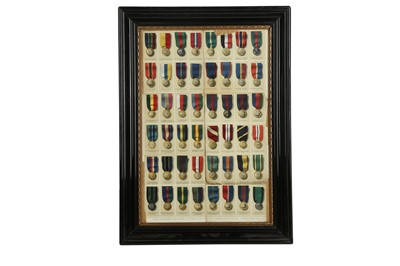 Lot 199 - COLLECTABLES: REGIMENTAL RIBBONS AND BUTTONS OF THE BRITISH ARMY