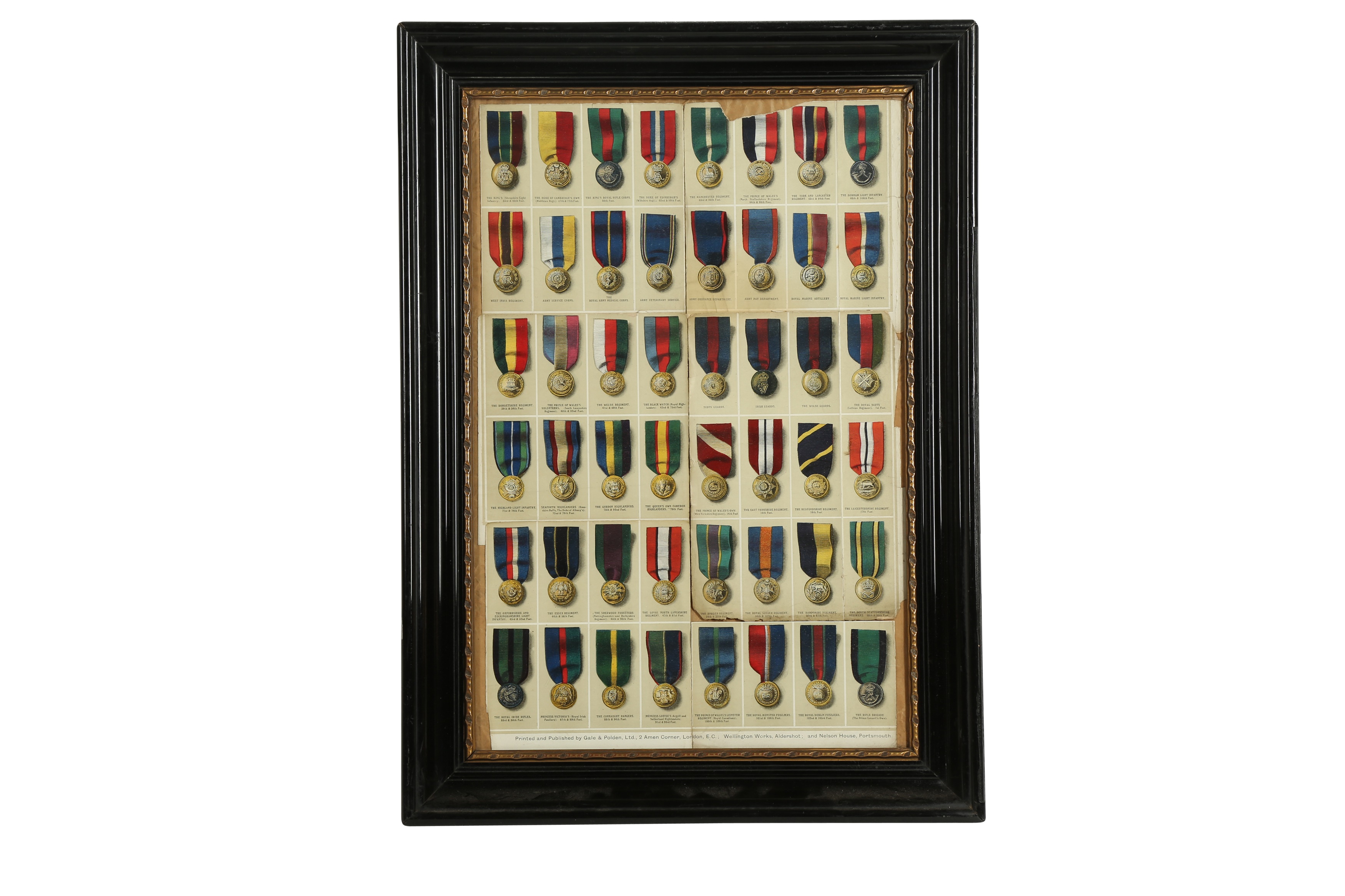 Lot 199 - COLLECTABLES: REGIMENTAL RIBBONS AND BUTTONS