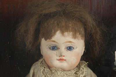 Lot 183 - DOLLS: THREE CONTINENTAL BISQUE HEAD DOLLS, PROBABLY GERMAN, EARLY 20TH CENTURY