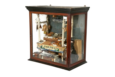 Lot 258 - DIORAMA: A DIORAMA OF A FISH SHOP MARKET STALL ENTITLED NORTH'S FRESH LOBSTERS, 20TH CENTURY
