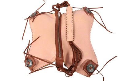 Lot 40 - Roberto Cavalli Pink Saddle Bag