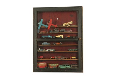 Lot 201 - TOYS: A COLLECTION OF AEROPLANES, MODEL RACING CARS AND VARIOUS BUSES, 20TH CENTURY