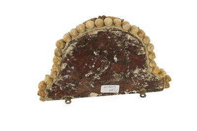Lot 259 - DIORAMA: A  SHELL DIORAMA, PROBABLY 19TH CENTURY
