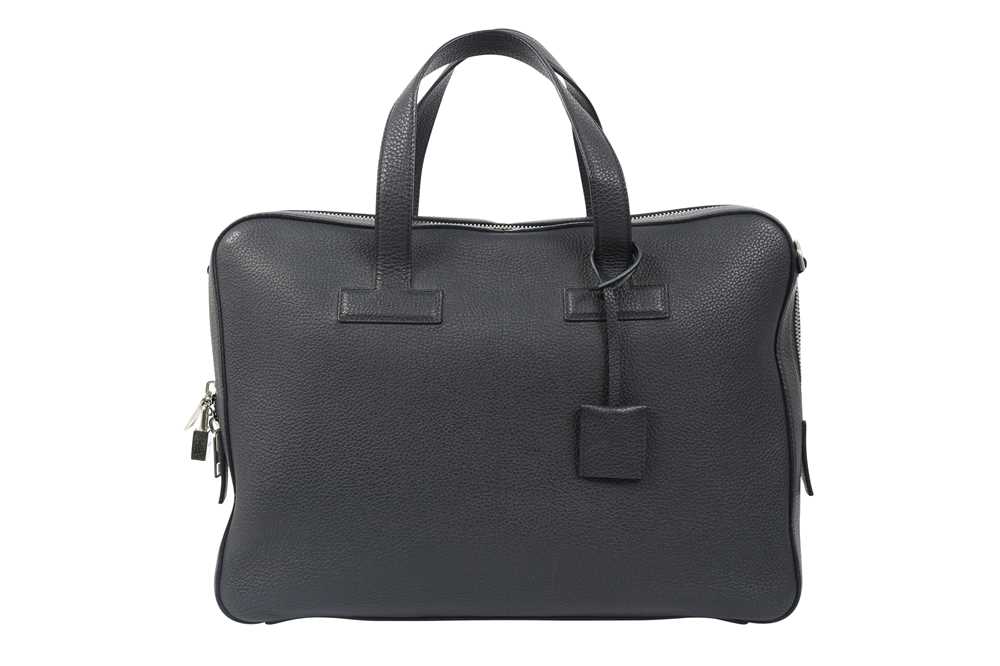 Lot 135 - Tom Ford Navy T-Line Briefcase