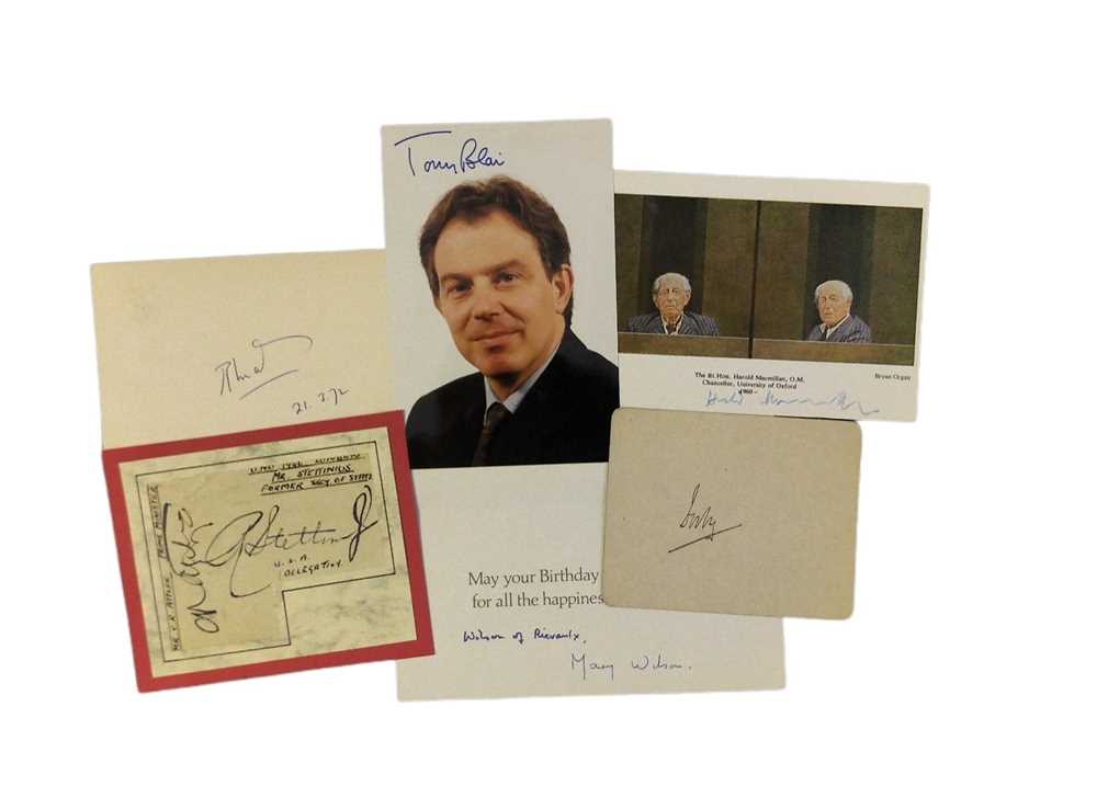 Lot 1066 British Prime Ministers.