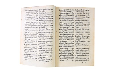 Lot 1503 - Dante (Alighieri): L'Amorosa Convivio di Dante. 1529