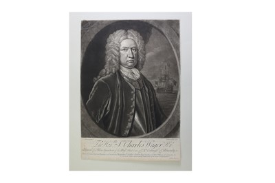 Lot 1703 - Naval portrait prints.