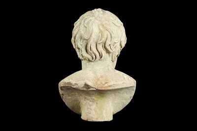 Lot 120 - AN 18TH CENTURY MARBLE BUST OF A NOBLEMAN