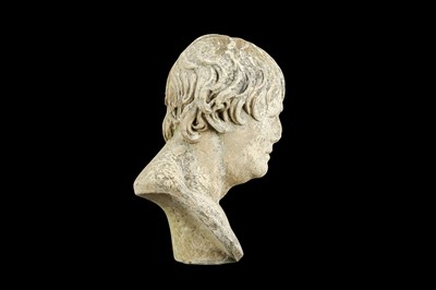 Lot 120 - AN 18TH CENTURY MARBLE BUST OF A NOBLEMAN