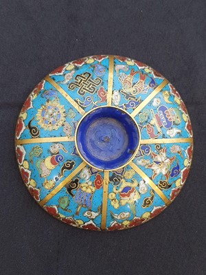 Lot 227 - A PAIR OF CHINESE CLOISONNÉ ENAMEL POTICHE AND COVERS.