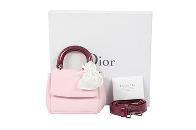 Lot 29 - Christian Dior Pink Be Dior Micro Bag