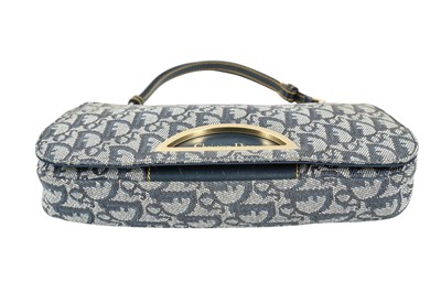 Lot 118 - Christian Dior Blue Monogram Oblique Malice Flap Bag
