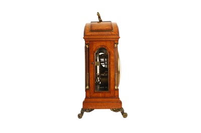 Lot 312 - A FINE AND RARE LATE 18TH CENTURY SATINWOOD TABLE CLOCK BY THOMAS WRIGHT, 'WATCHMAKER TO THE KING'