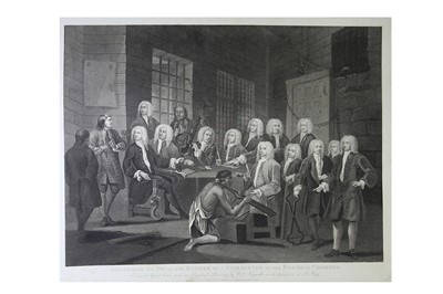 Lot 1696 - Hogarth (William, after) A collection of 73 engraved plates