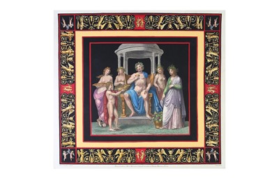 Lot 1718 - Smugliewiecz (Franciszek, after) & Carloni (Marco) Ten plates from 'Vestigia delle terme di Tito e loro interne pitture'