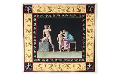 Lot 1718 - Smugliewiecz (Franciszek, after) & Carloni (Marco) Ten plates from 'Vestigia delle terme di Tito e loro interne pitture'