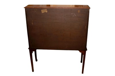 Lot 136 - A 19th Century mahogany cabinet for storing albums and portfolios