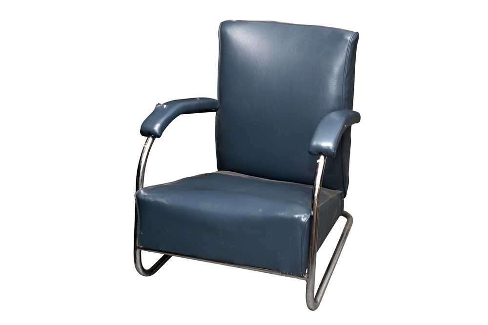 Lot 517 - MANNER OF WARREN MCARTHUR (AMERICAN, 1885-1961), A CANTILEVER LOUNGE CHAIR, CIRCA 1960S