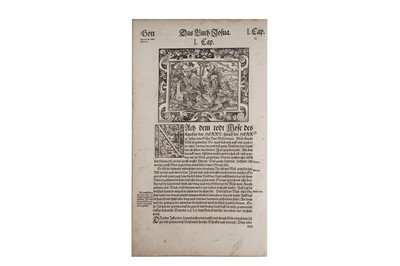 Lot 1504 - Early Continental single book leaves.