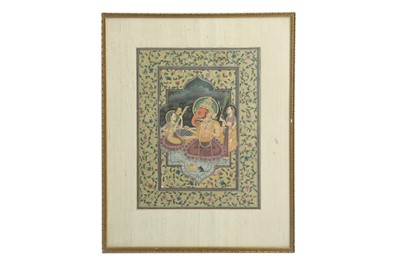 Lot 224 - LORD GANESHA WITH CONSORTS RIDDHI AND SIDDHI