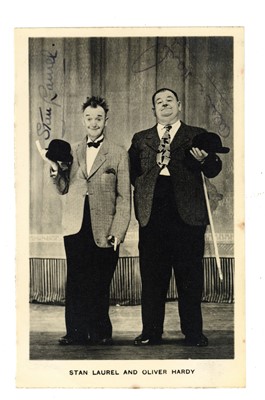 Lot 1100 - Laurel (Stan) & Oliver Hardy
