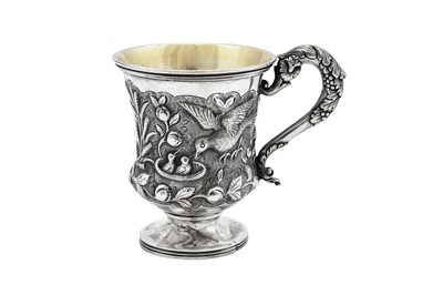 Lot 614 - A William IV sterling silver christening mug, London 1831 by John James Keith