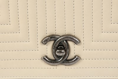 Lot 288 - Chanel Cream Korean Garden Medium Flap Bag